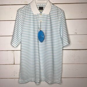 Greg Norman Golf Polo Protek MicroPique Stripe